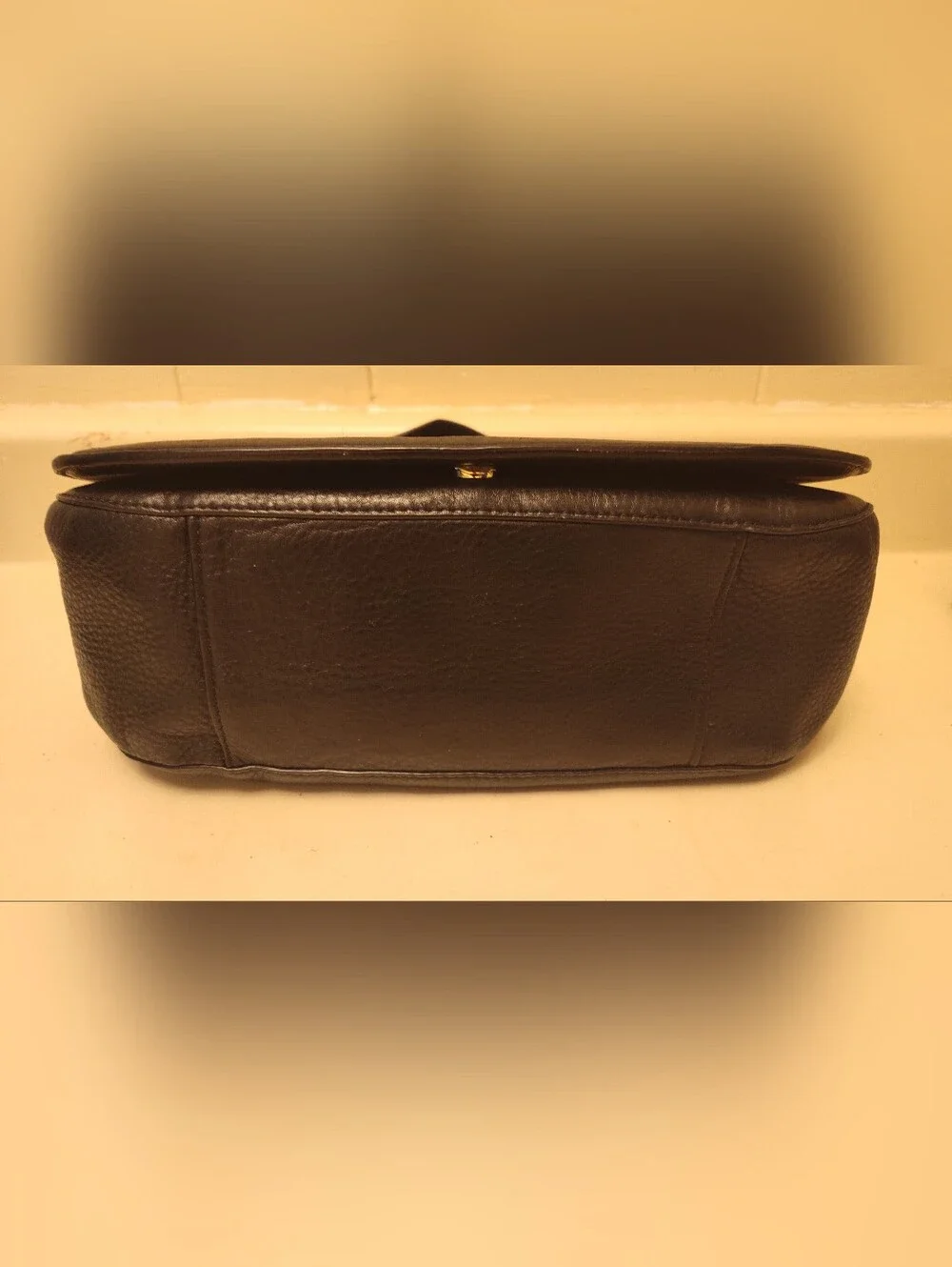 Tory Burch Bryant Black With Gold Chain Strap Purse Shoulder Bag With Dust Bag
